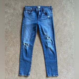 AGOLDE high rise ankle jeans size 28